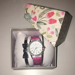 Watch and bracelet set
